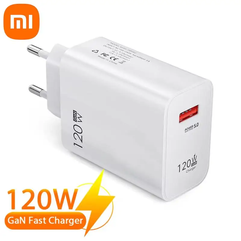 Xiaomi 120W Original Quick Charger Turbo Fast EU Wall Hypercharge Adapter Usb 6A Type C Cable For Mi 13 12 Ultra 11T Pro X4 X5