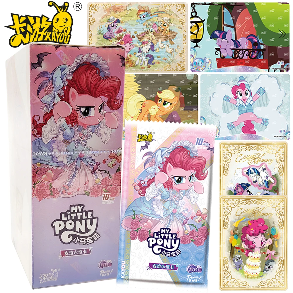 

Genuine Kayou My Little Pony Collection Card Popular Animation Apple Jack Rarity High Quality Card Toy Children's Christmas Gift