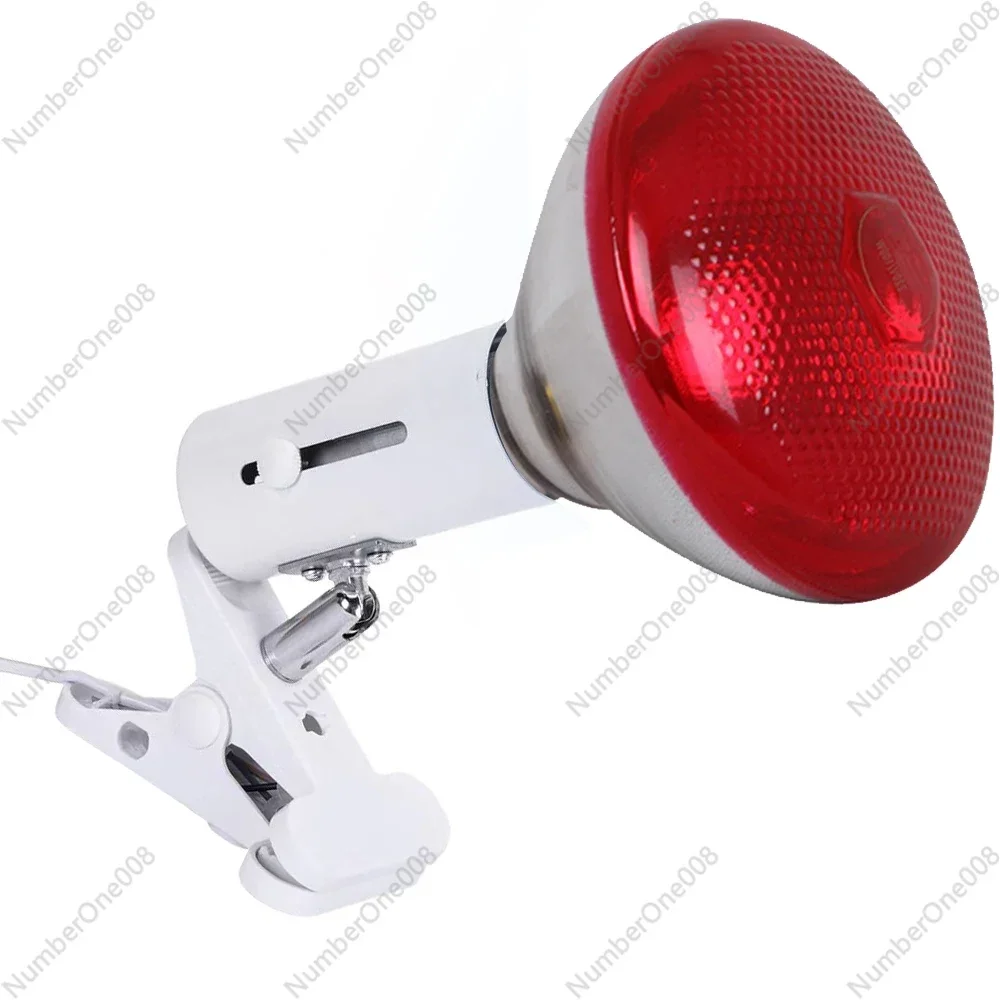 

Red Light Therapy Lamp with Holder 360° Adjustable Clamp 660nm&850nm Infrared Combo Bulb for Skin Care Pain Relief and Recovery