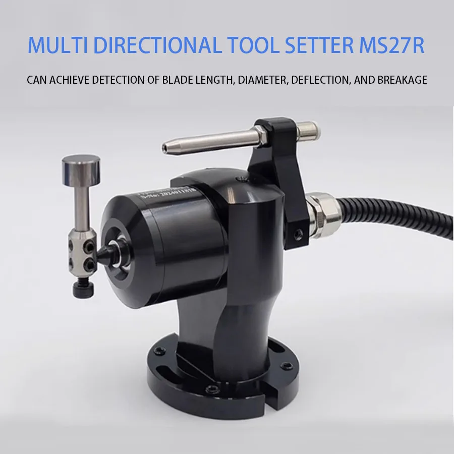 

Five-direction tool setting instrument. Multi-direction tool setter. Tool breakage detection for CNC machine tools.MS27R