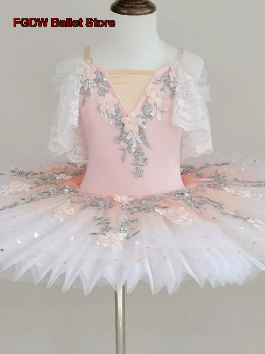 Professional Small Skirt for Children's Dance Princess Tulle Dress for Performance Tutu Kids