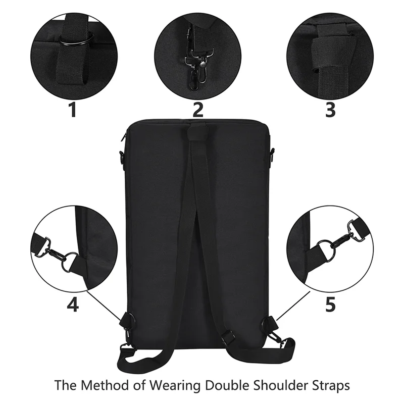 

M13K-1 PCS Portable DJ Controller Storage Bags Dustproof Turntables Protective Case Black Polyester For Pioneer DDJ-400 DDJ-FLX4