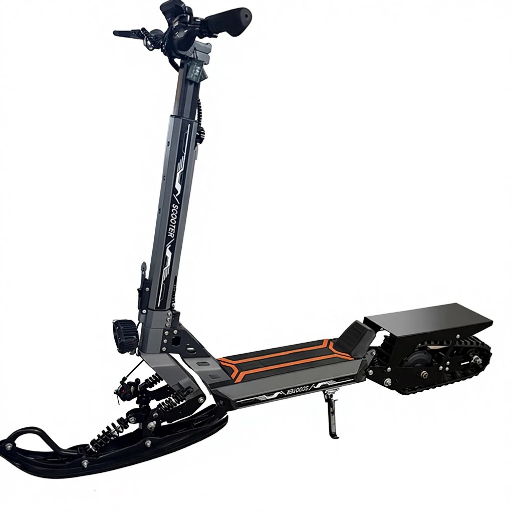 

Электрический снегоход 48 В с звуковым сигналом и фарой, грузоподъемность 100 кг, подходит для зимних приключений, поездок на открытом воздухе