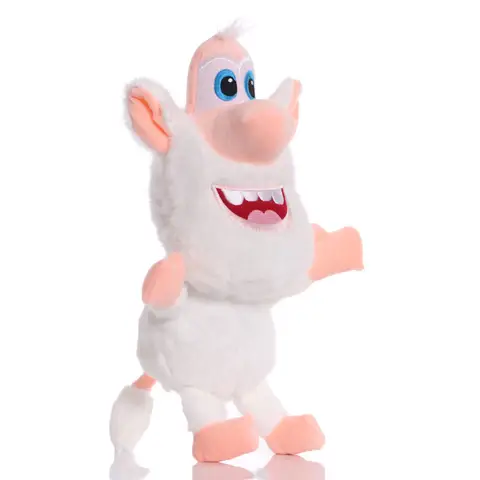 15/30cm Russian White Pig Cooper Plushes White Pig Coopered Booba Buba Plush Toys Cartoon Animal Dolls Stuffed Plushie Toys Gift