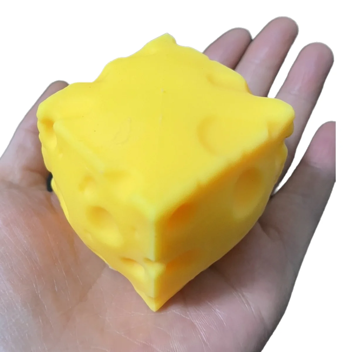 Käse-Würfel Stressball Formbarer Käse-Squeeze-Ball Nicht-Springender Fidget-Spielzeug Sensorisches Anti-Stress Weihnachtsgeschenk