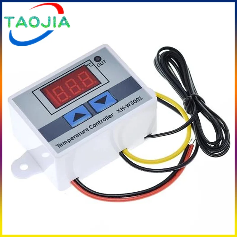 

XH-W3002 Temperature Controller AC110V-220V DC12V/24V LED Digital Control Thermostat Microcomputer Switch Thermoregulator Sensor