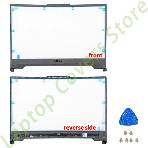 Imagen 2 del producto Piezas de Metal para TUF Gaming F15 FX507 FA507 FX507Z FA507R LCD cubierta trasera bisel reposamanos cubierta de bisagra inferior nueva tapa reemplazar