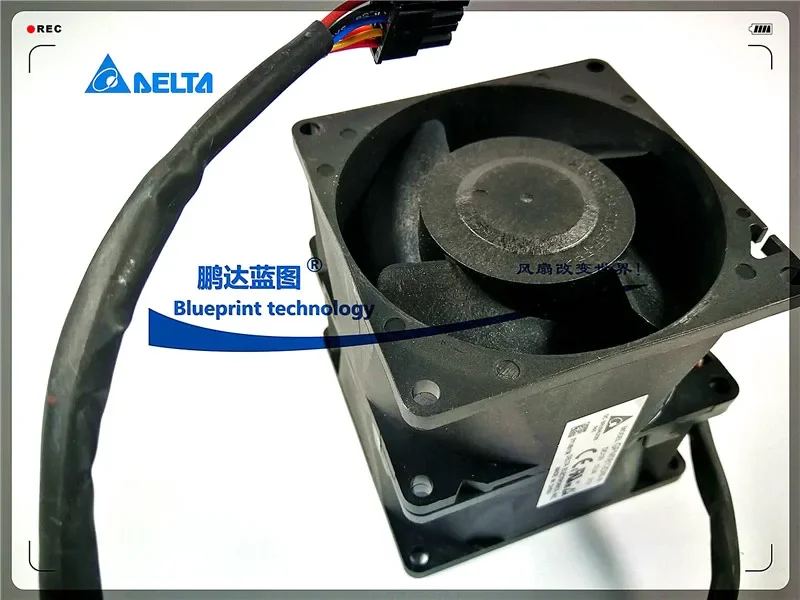 80*80 New Gfm0812dw-a 8080 8cm Violence 12 V12a Max Airflow Rate Car Supercharged Cooling Fan