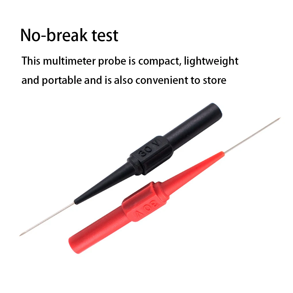 1 Pair Multimeter Test Probes Needles Pins Tester Repair Tool Accessory