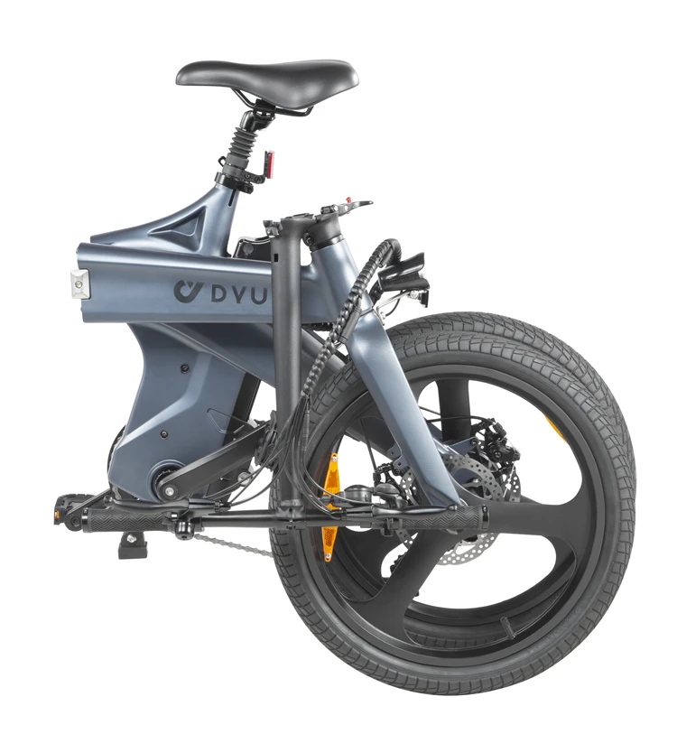 DYU In Stock Lightweight 250 Watt Folding Ebike Electric City Bicycle 20 Inch Electric Folding Bike