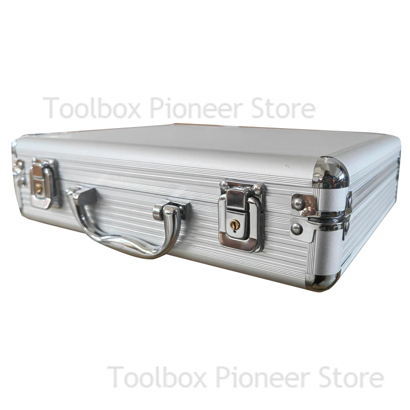 Aluminum Tool Box Portable Rigid Transport Case with Sponge Hardware Storage Tool Case Outdoor Transport Box Toolbox