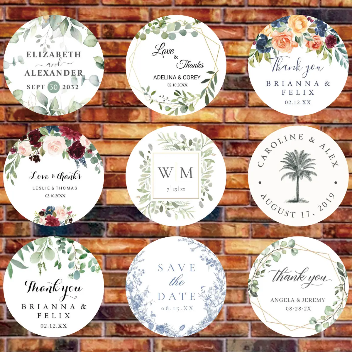 Pegatinas de diseño personalizado para cualquier ocasión: cargar logotipo/foto para crear calcomanías personalizadas, decoración de eventos y etiquetas de regalo