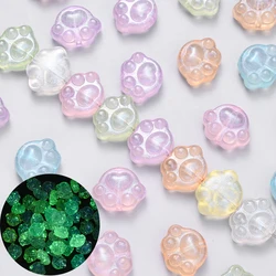 50Pc 13x16mm Luminous Acrylic Animal Beads Spacer Loose Acrylic Bead For Jewelry Making DIY Earrings Bracelet Necklace Accessory