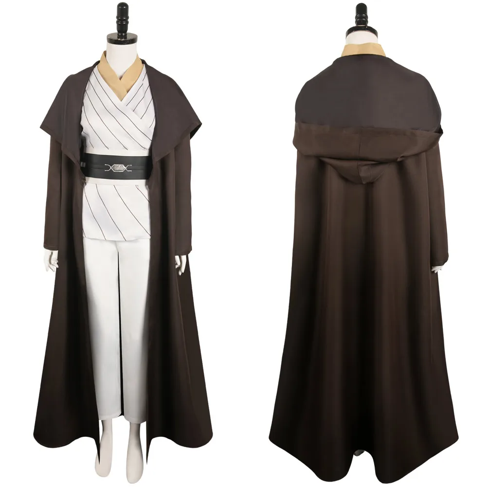 Master Indara Cosplay Traje para Mulheres, Cinto, Manto, Filme Batalha Espacial, Roupas Disfarçadas para Adulto, Fato de Carnaval Feminino Halloween