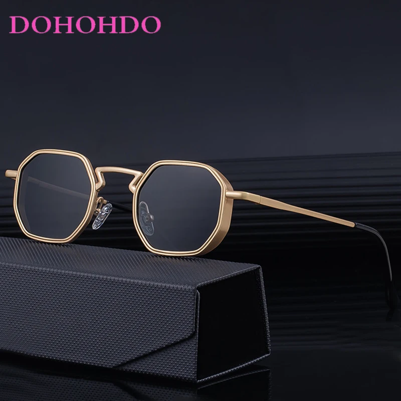 Fashion Metal Square Irregular Women Sunglasses Luxury Designer Small Frame Sunglass Men Outdoor Driving Eyewear Unisex UV400 - Image 3