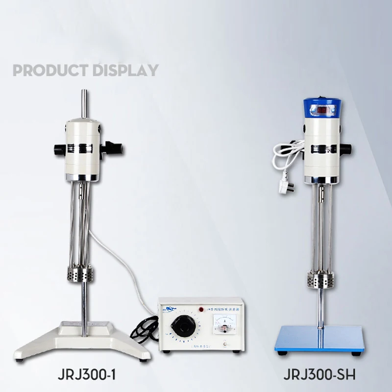 JRJ300-SH Shearing Emulsifying Mixer 200-11000r/min Digital Display High Speed Cutting Mixing Emulsifying Machine