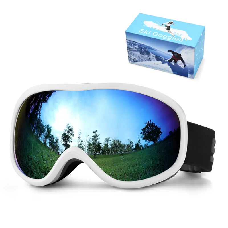 spherical ski goggles 2025 new ski goggles double-layer anti-fog men's and women's outdoor ski glasses