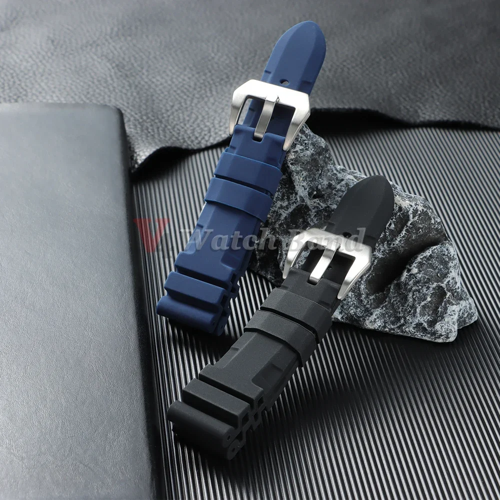 22mm 24mm 26mm Gummi-Uhrenarmband für Panerai Silikonarmband für SUBMERSIBLE PAM441/351/111 Uhrenband Armband Weiche Sportbänder – Detail 8