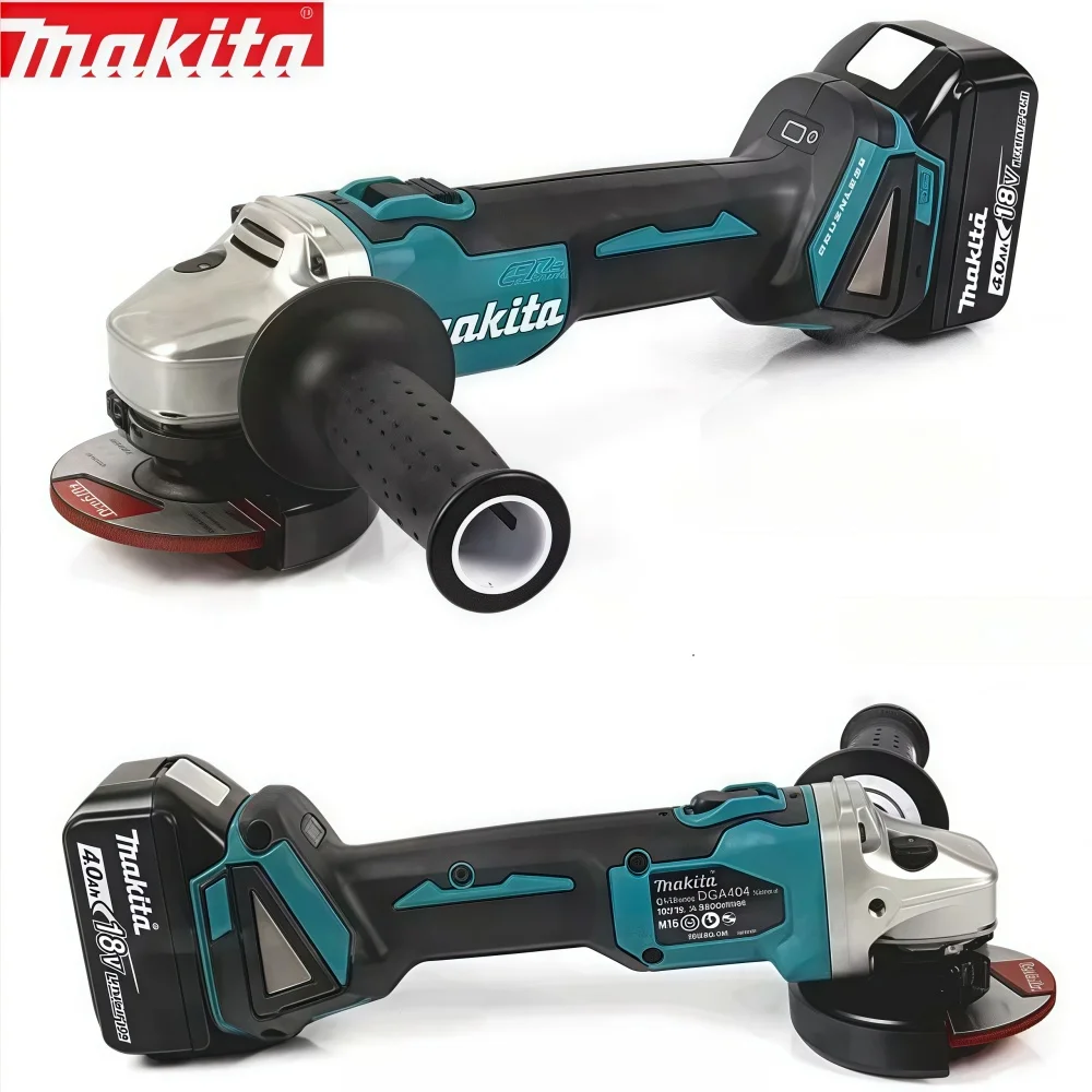 

for Makita DGA404 18V 125mm Brushless Lithium Electric Angle Grinder Rechargeable Cutting Machine High Power Polishing Machine