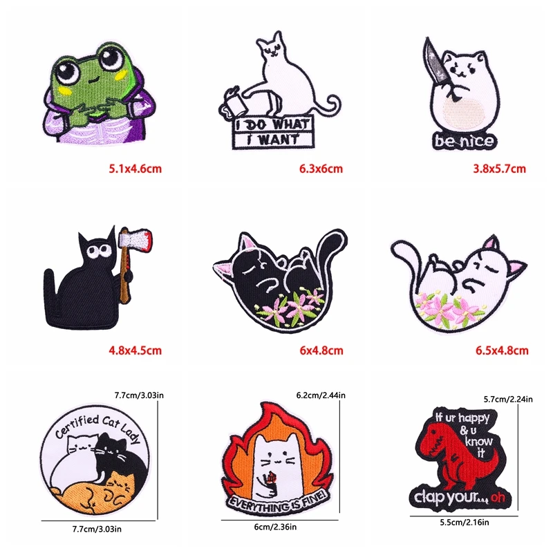 Parche bordado termoadhesivo animales ganso pato rana para planchar - imagen 3
