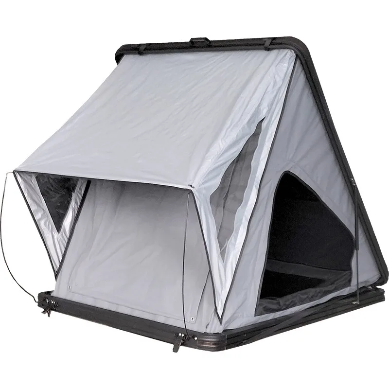 Roof tent mountain camping equipment free of construction automatic speed drive car hard top portable off-road waterproof
