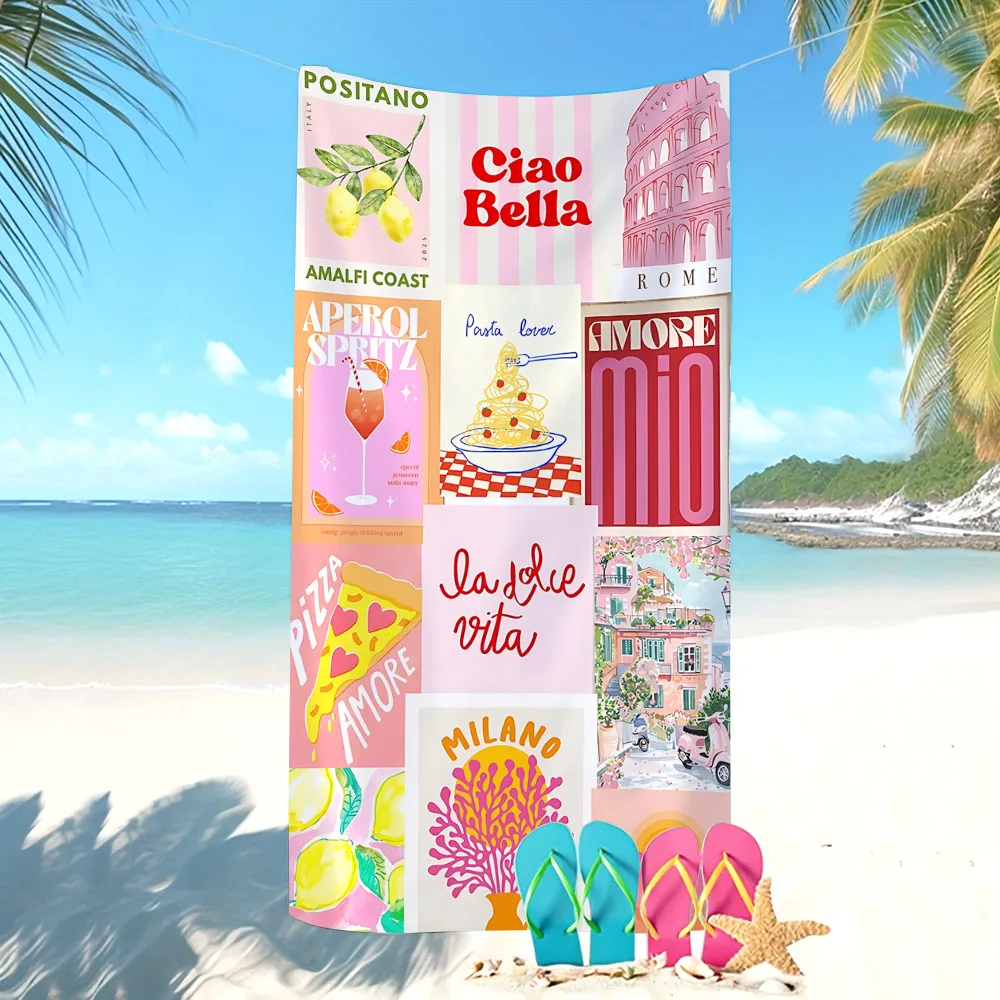Hight Quality Microfiber Beach Towel Quick Dry Towel for Summer Seaside Travel Outdoor Sport 6 Sizes Fitness Gymnastics Jogging