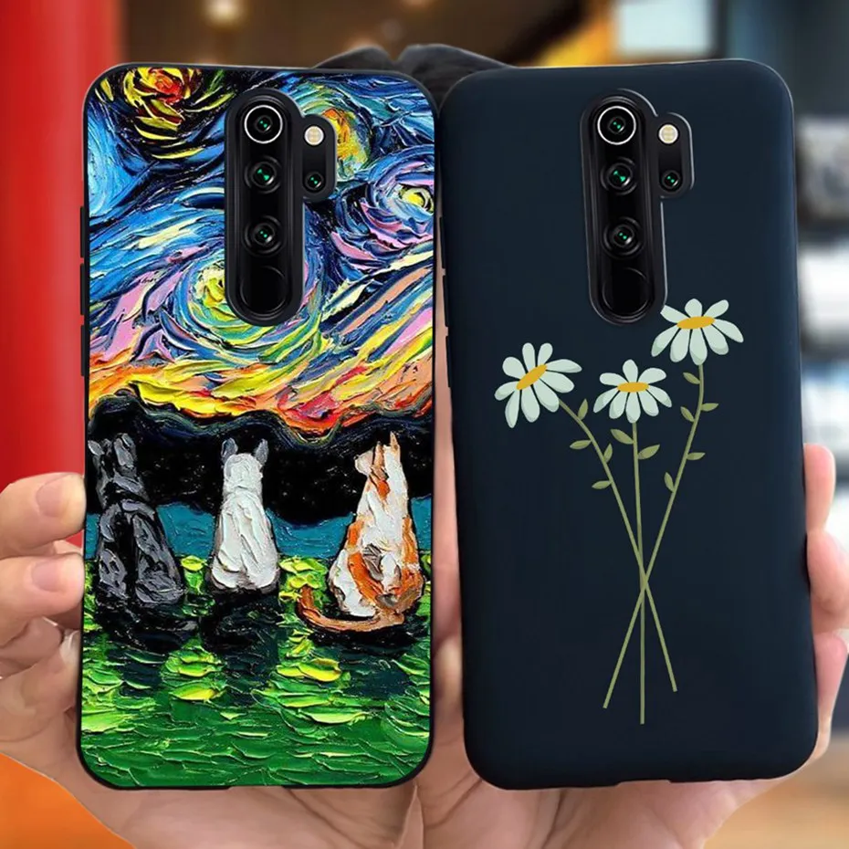 Case For Xiaomi Redmi Note 8 Pro Cute Animal Cartoon Candy Color Soft Silicon TPU Phone Bumper For Redmi Note 8Pro Back Cover
