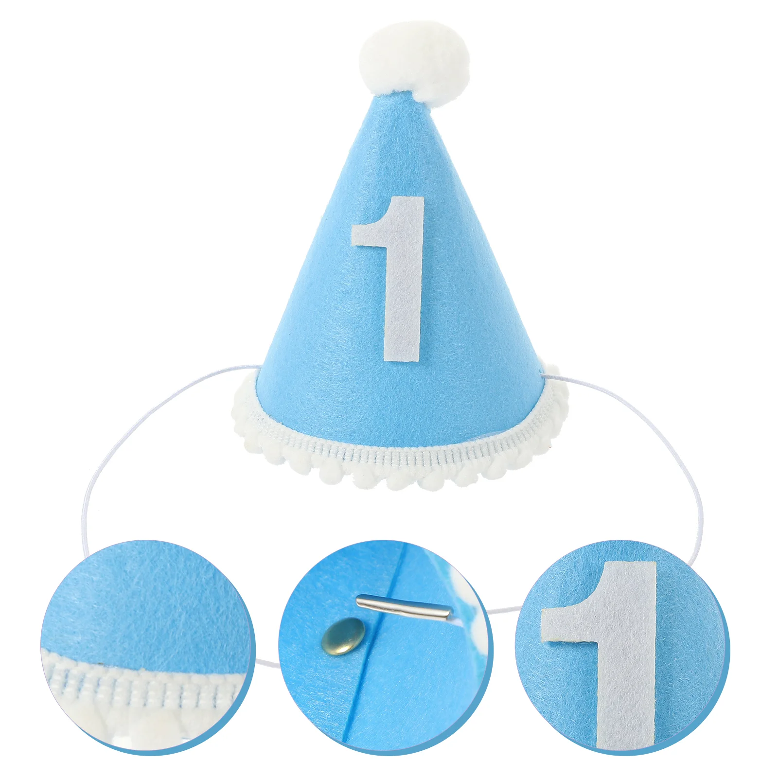 1st Birthday Hat Kids Headwear Party Prop Hairband Hats First Headband Baby Photo Props The