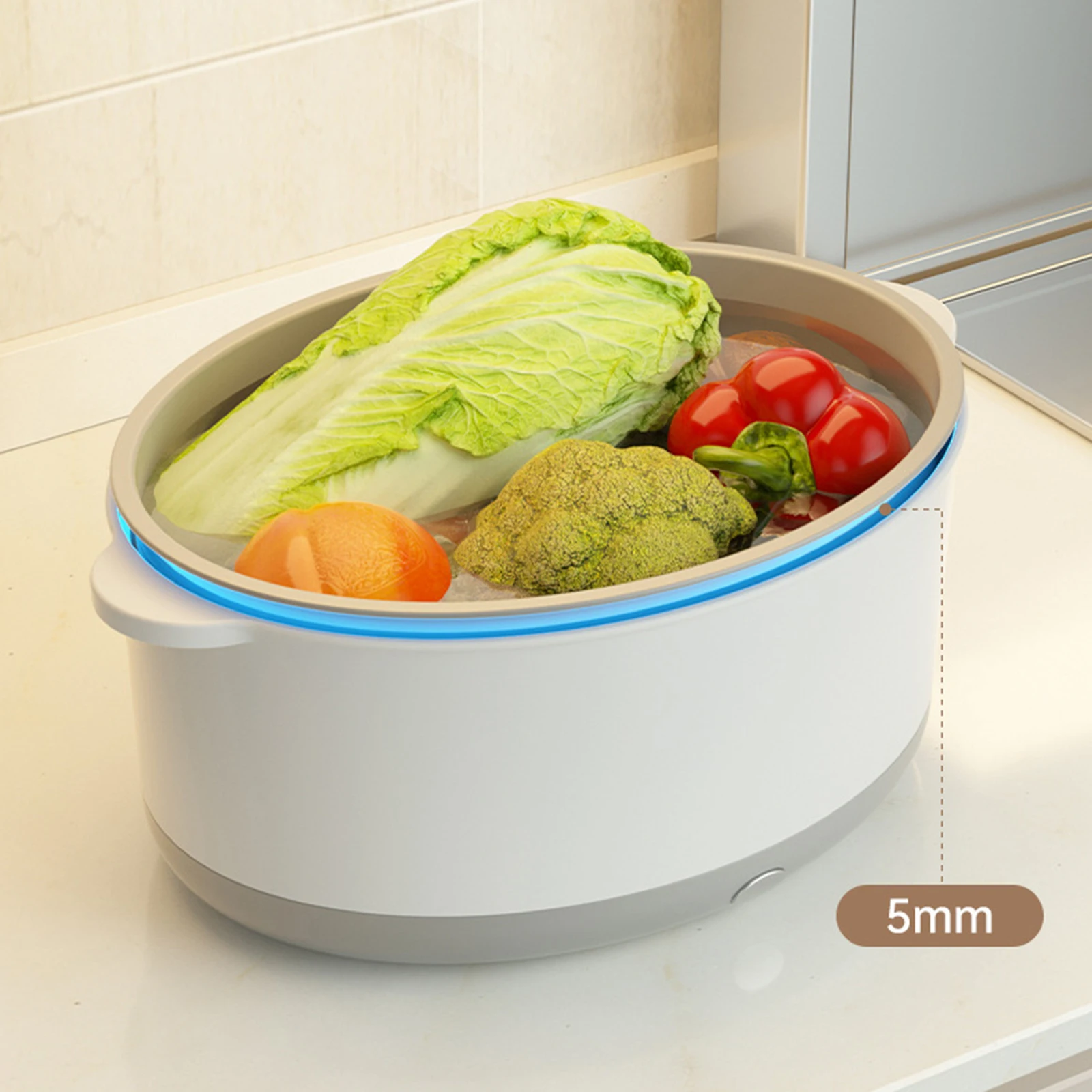 

Ультразвуковые электрические очистители овощей, бытовые продукты, очиститель зерен, корзина, посуда, остаточный очиститель, беспроводные Кухонные гаджеты