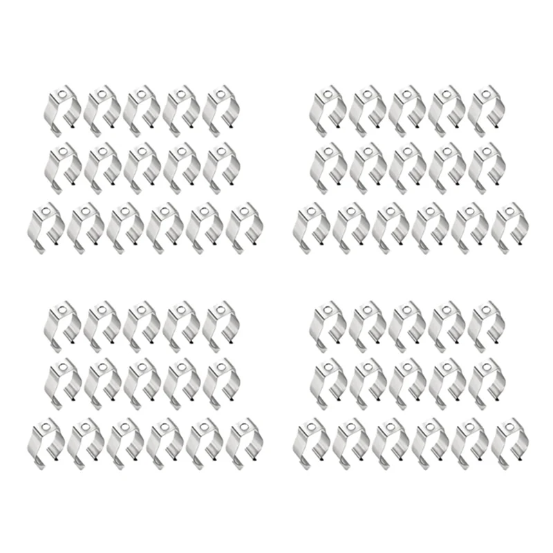 

【Hot-Selling!】480Pcs T8 LED Light Bulbs U Clips Holder Fluorescent Tube Lamp Bracket