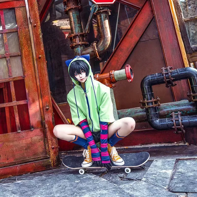 Anime Cosplay SK8 The Infinity Cosplay Costumes Chinen Miya SK Eight Halloween Costumes for Women Suit Wig Jacket Clothes
