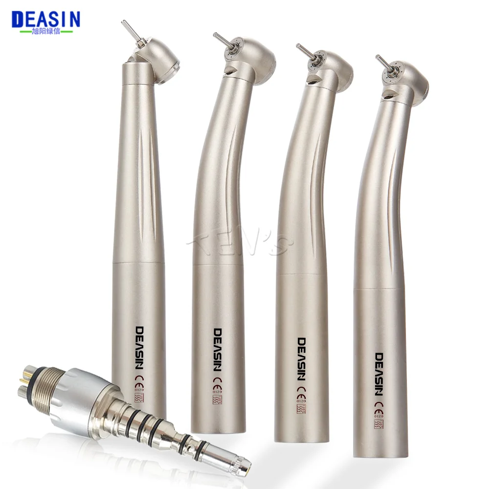 For KAVO Coupling Dental High Speed Optical Fiber Turbine rotation Pen Led Handpiece 45 Degree Standard Mini Torque Head