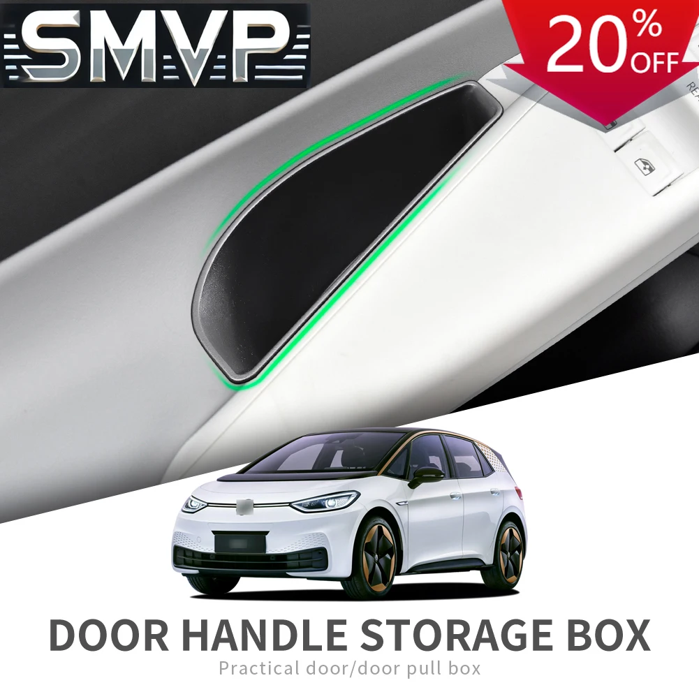 

Fit For VW ID.3 ID3 ID 3 Door Handle Storage Box Door Armrest Holder Tray Organizer Car Accessories Tidying