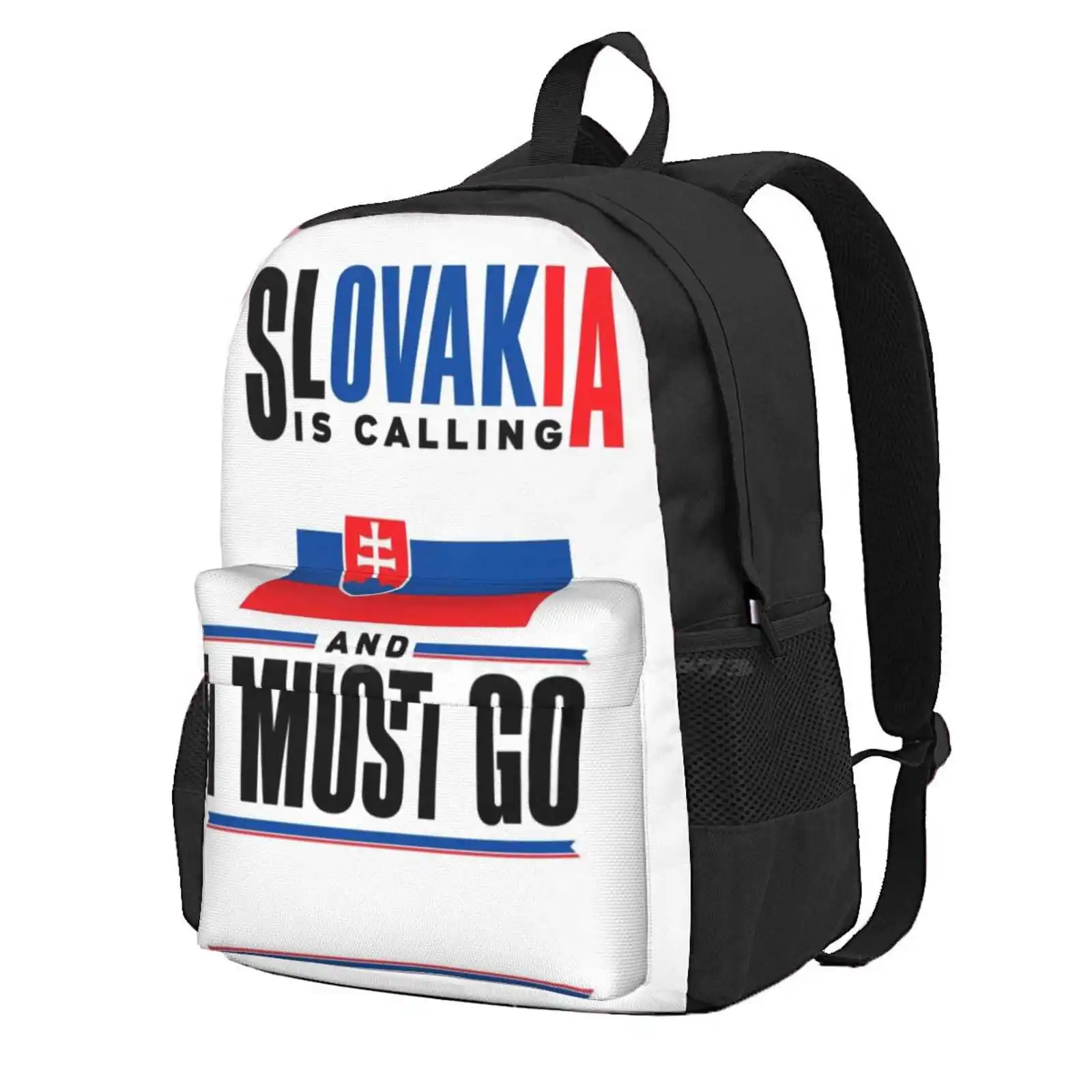 Slovak Slovakia Slovak Flag Quote Hot Sale Schoolbag Backpack Fashion Bags Slovakia Heritage Roots Flag Ideal Great Origin