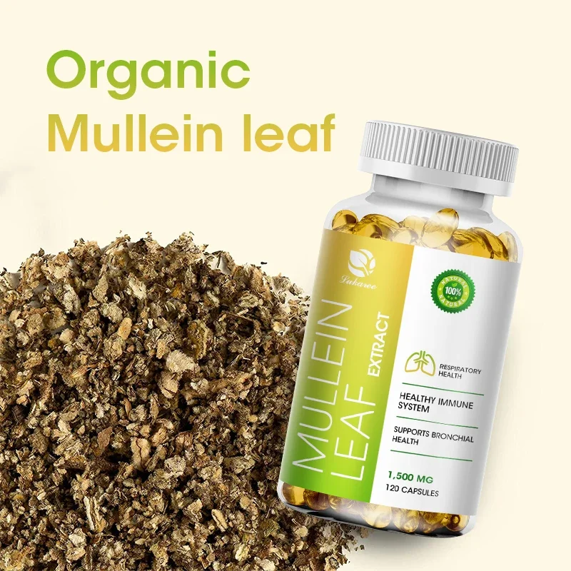 Lukaree Mullein Leaf Capsule Clean the Lung Respiratory System ,Lung ,Immune and Sleep Health