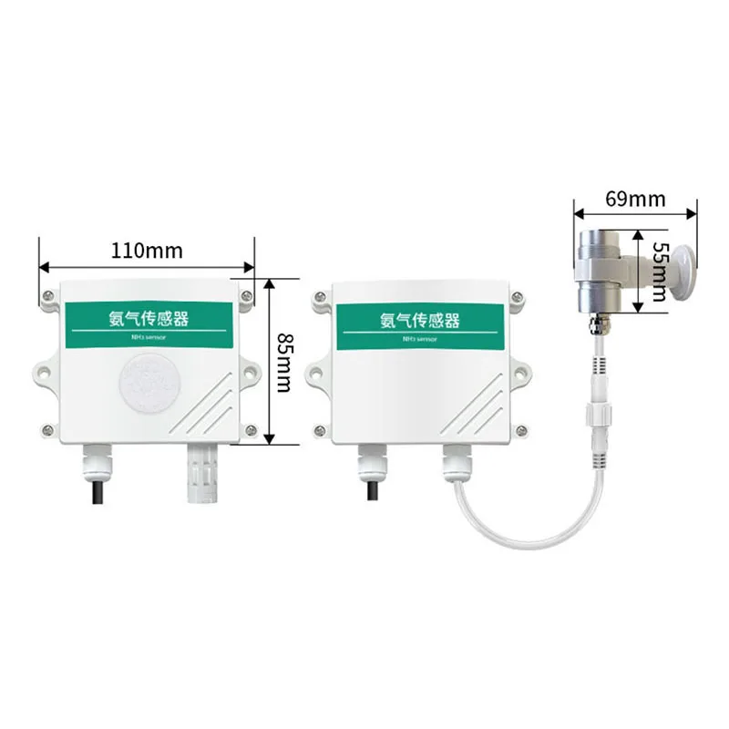 RS485 Oxygen Sensor  Oxygen Transmitter O2 Gas Monitoring High Precision Outdoor Oxygen Concentration Detector