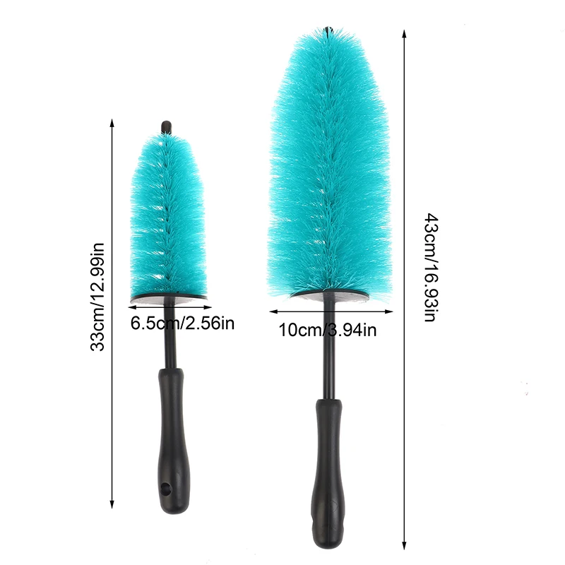 13Inch 17Inch Car Wash Brush Kit Soft Microfiber Auto Care Cleaning Detailing Brushes For Cars Motorcycle Rim Wheel Hub Engine