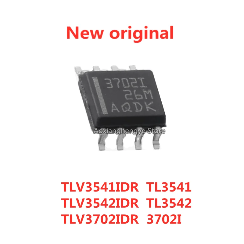 5pcs TLV3541IDR TL3541 TLV3542IDR TL3542 TLV3702IDR 3702I SOP-8 Dual rail to rail low voltage low power operational amplifier