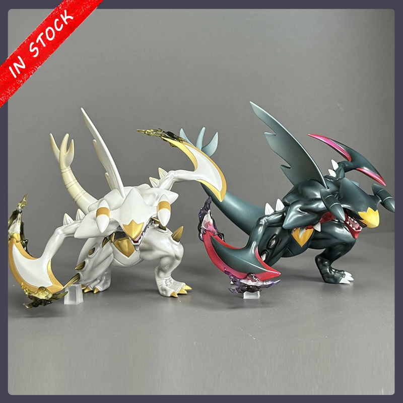 Shiny Mega Garchomp 1/20 PokéMon, périphériques de jeu animé, figurine brillante, ornements de bureau, modèle cadeaux de vacances pour garçons, Collections
