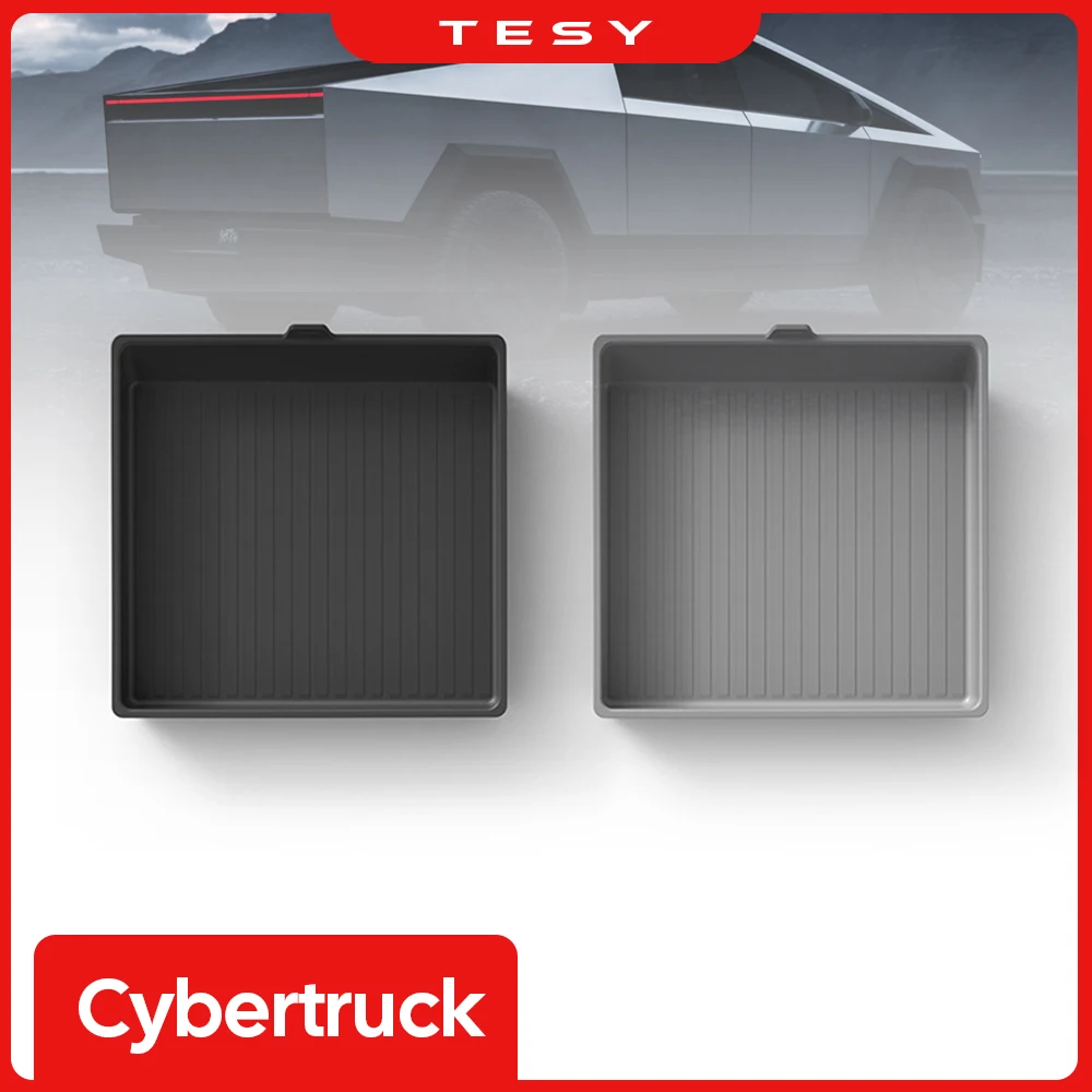 Almohadilla de capa inferior para reposabrazos, organizador de consola central Compatible con Tesla Cybertruck 2024, accesorios