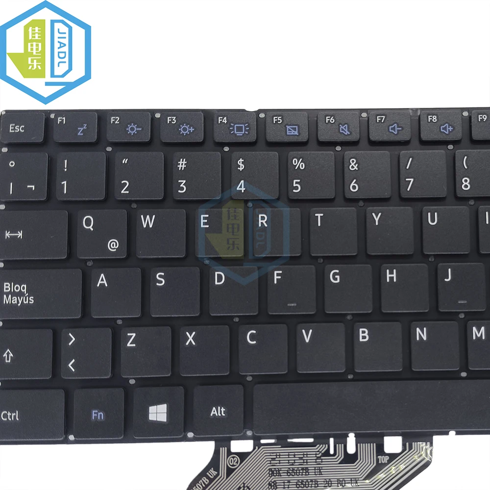 Imagem -03 - Teclado de Notebook Espanhol Latino Dynabook para Satellite Pro C40-j C40-h C40-g V6507b Dok-v6507b Nb17-v6507b C40 Espanha