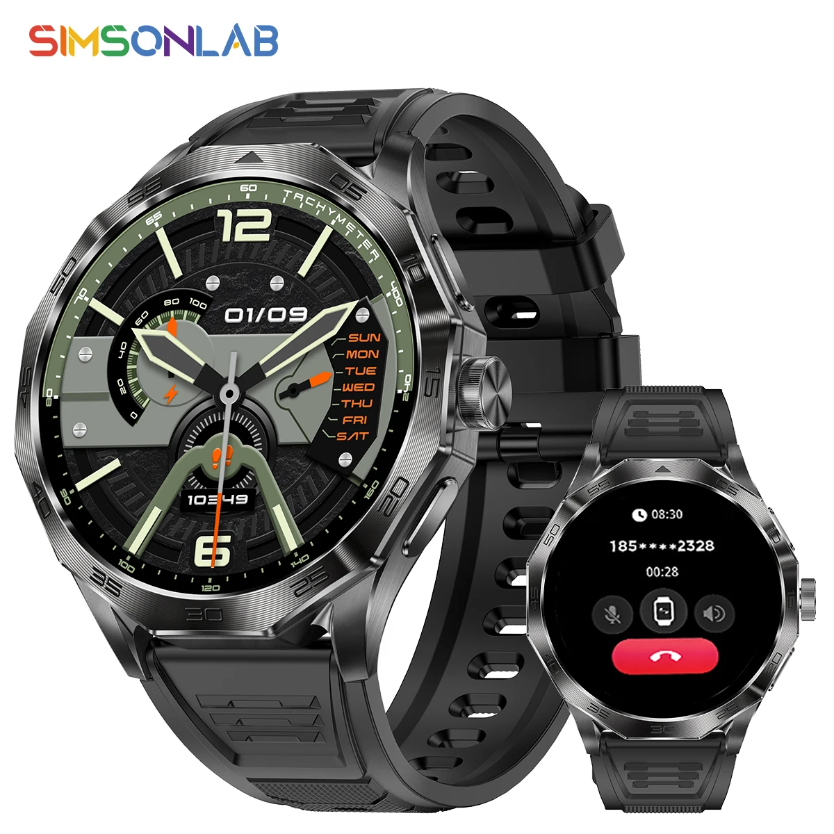 2024 HD Screen  Smart Watch Big Battery Waterproof Speakers Heart Rate Measurement  Sleep Quality Analysis  Sports Mode