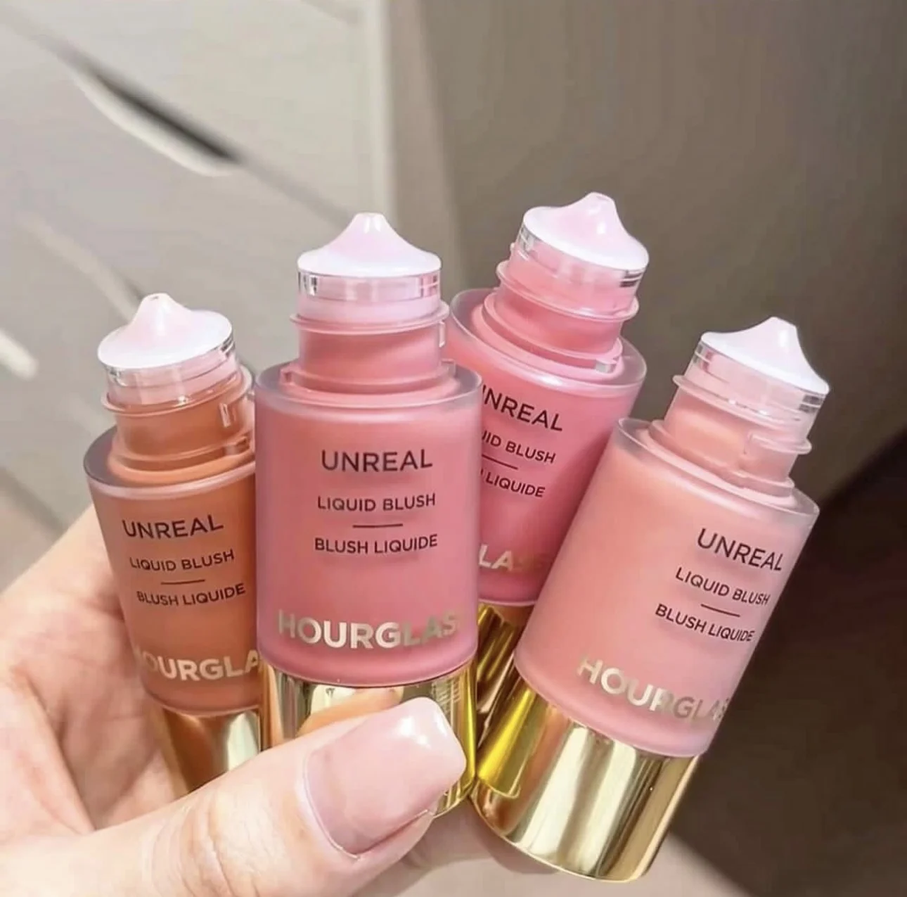 العلامة التجارية الكورية ماكياج الوجه الساعة الرملية غير واقعية السائل أحمر الخدود المشهد الرؤية لحظة المستقبل تخيل الحرفية متعددة الوظائف السائل أحمر الخدود #6