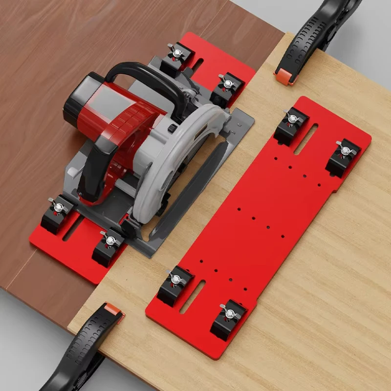 قاعدة آلة القطع 2 في 1، تصميم بدون مثقاب من سبائك الألومنيوم بسمك 8 مم متوافق مع قاعدة قطع النماذج السلكية واللاسلكية #2