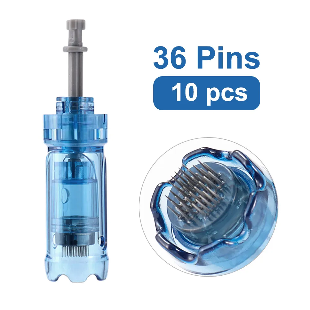 Bajonetcartridge Naald voor Dr Pen M8S/A8S/A9/A11 Microneedle 12/18/24/36/42 Pin/Ronde Nano/3D Vervanging Tip