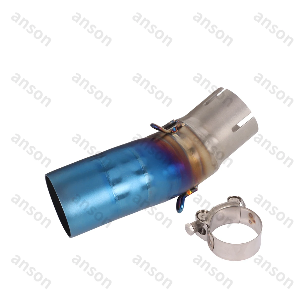 Escape Modify Mid Link Pipe Slip On For CFMOTO 450SR 450SS 450NK 2022 2023 2024 Motorcycle Exhaust Middle Pipe Fits 51mm Muffler