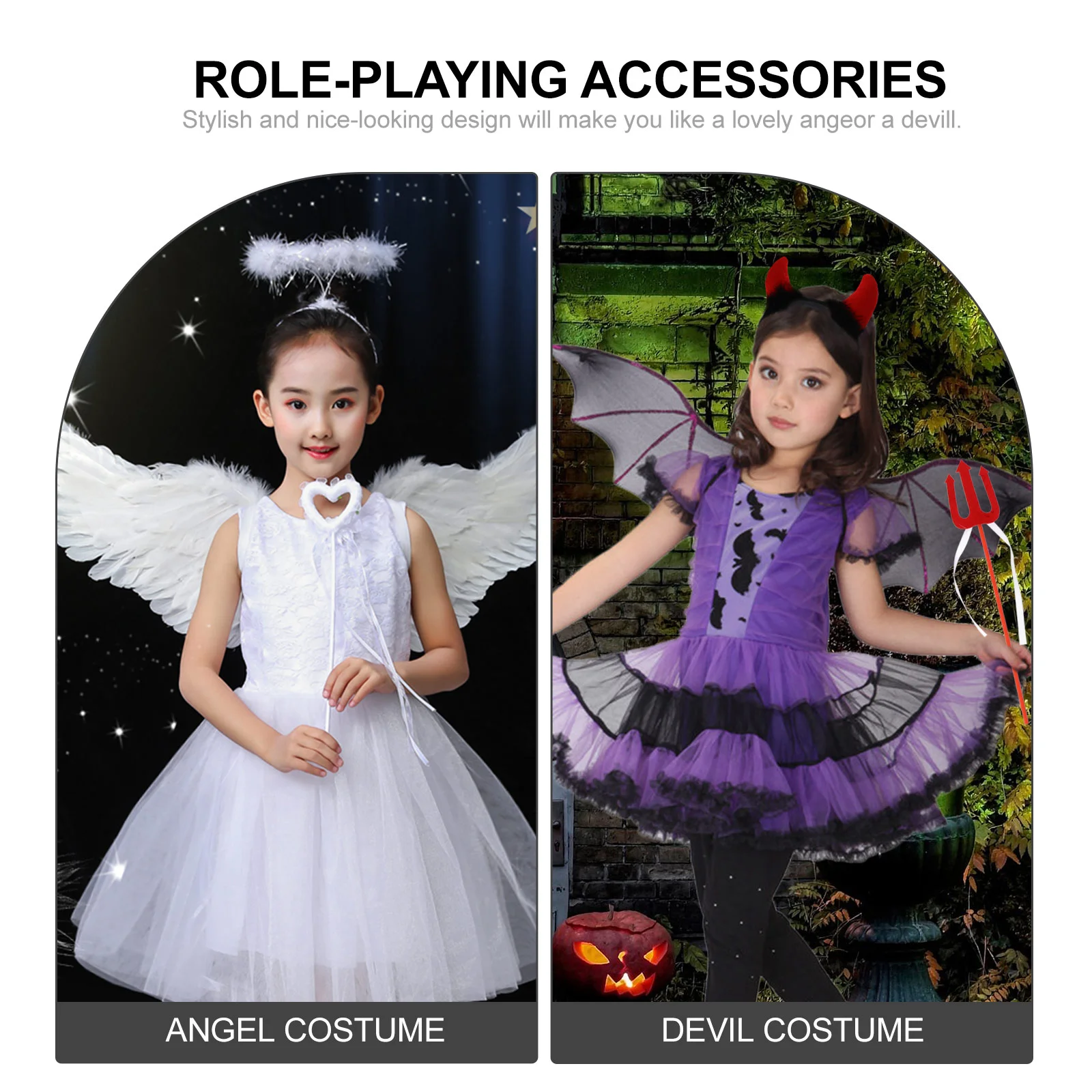 Makeup Headband Wings Role-playing Accessories Cosplay Costume Prop Women's