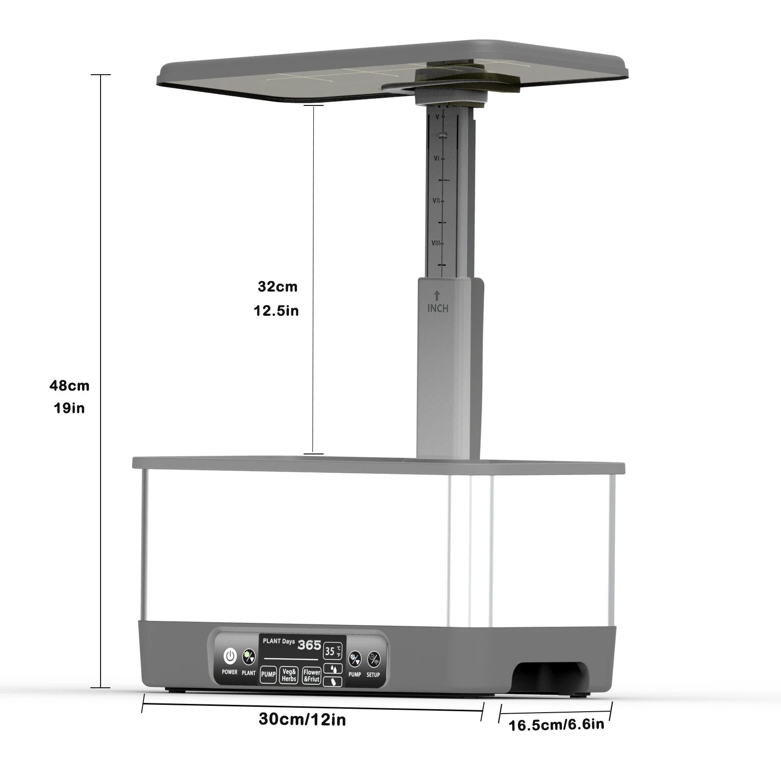 26905-13e8cf.jpg WiFi Hydroponics Growing System Ultimate Smart 8-Pod Indoor Herb Garden 24W Adjustable LED