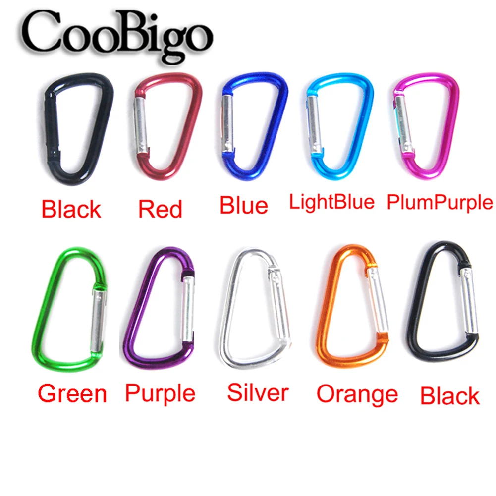 5pcs Keychain Carabiner Snap Hook Clip Set, DIY Crafts