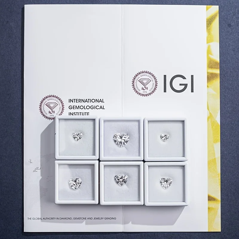 NASIA 1CT Heart Shaped Lab Grown Diamond Multiple Styles of Heart Shaped Lab Grown Diamonds IGI Certificate Wholesale 2026